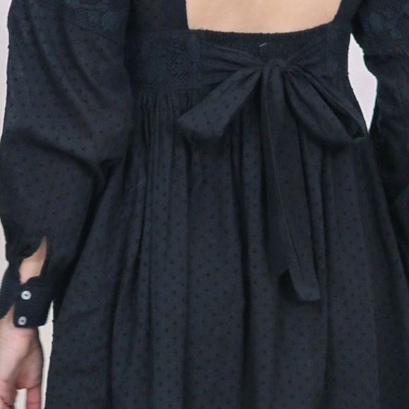 NWT Free People Sugar Pie Swiss Dot Dress - Picture 7 of 7